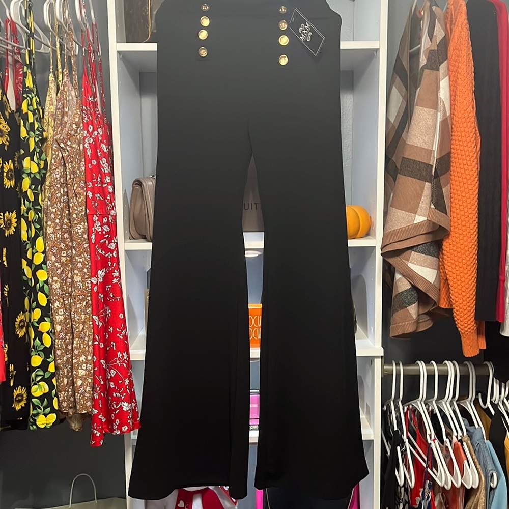 New Wide Leg Flared Bell Bottom Pants